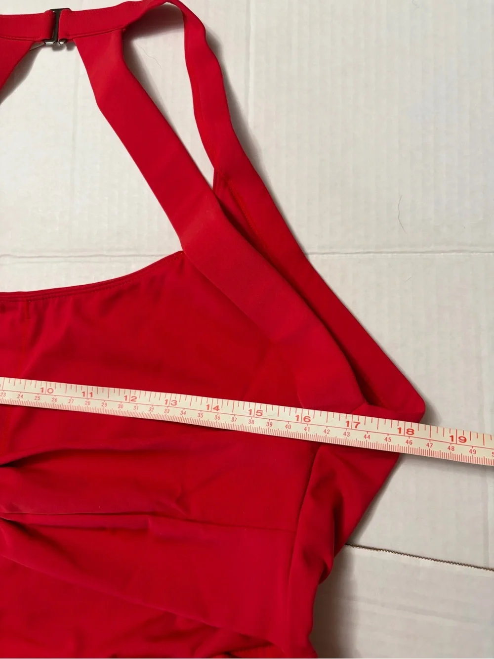 Halara Red Backless Twisted Dance Flare Dress XL | Easy Peezy Activewear - Picture 11 of 13